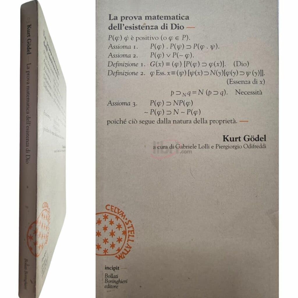 Kurt Gödel La prova matematica dell'esistenza di Dio